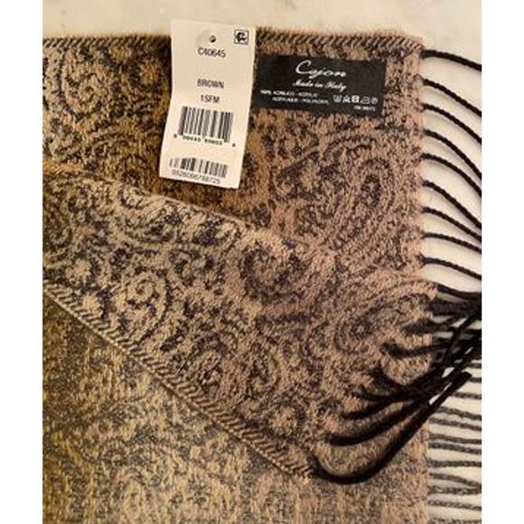 Cejon Made in Italy Winter Warm Weather Scarf OSFM NWT - Picture 2 of 2
